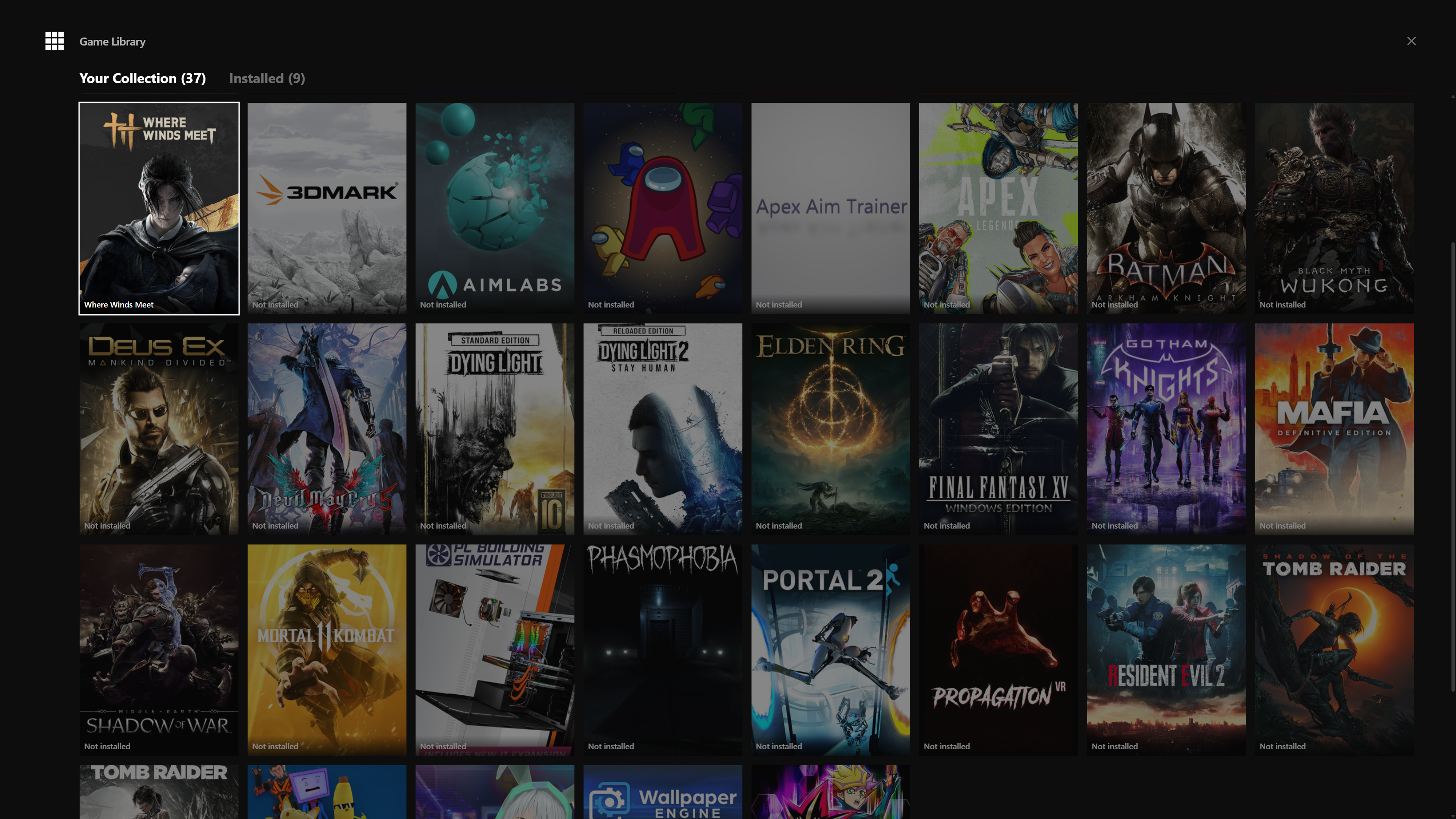 Hitch game library